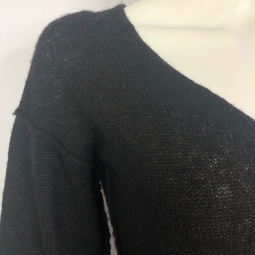 Free People Black Alpaca Blend Tunic Sweater XS - Picture 4 of 11
